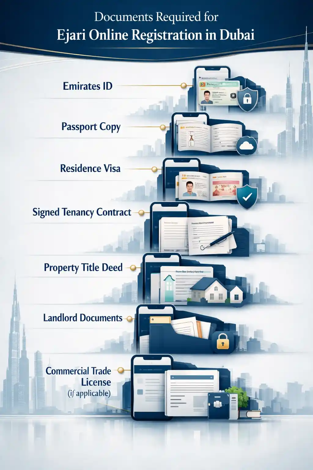 Documents Required for Ejari Online Registration in Dubai