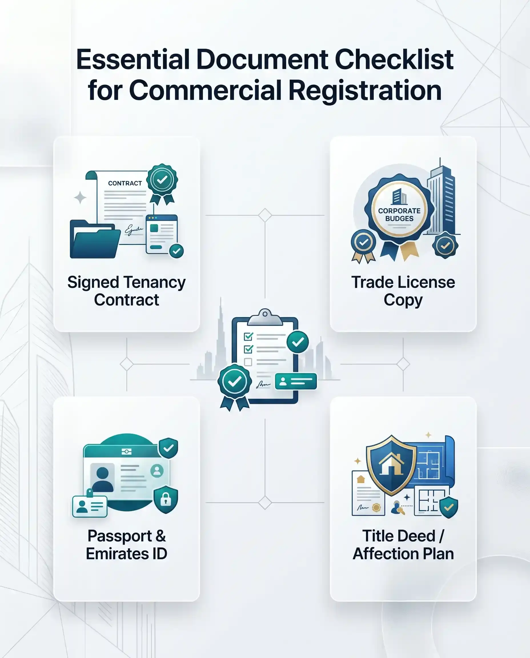 Essential Document Checklist for Commercial Ejari Registration